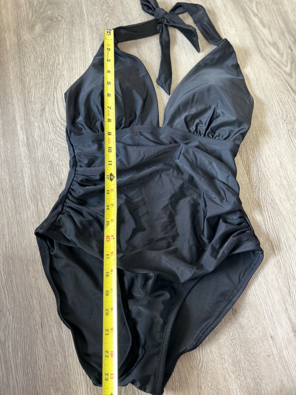 DNKY one piece. Halter swimsuit. Size large - Picture 5 of 6